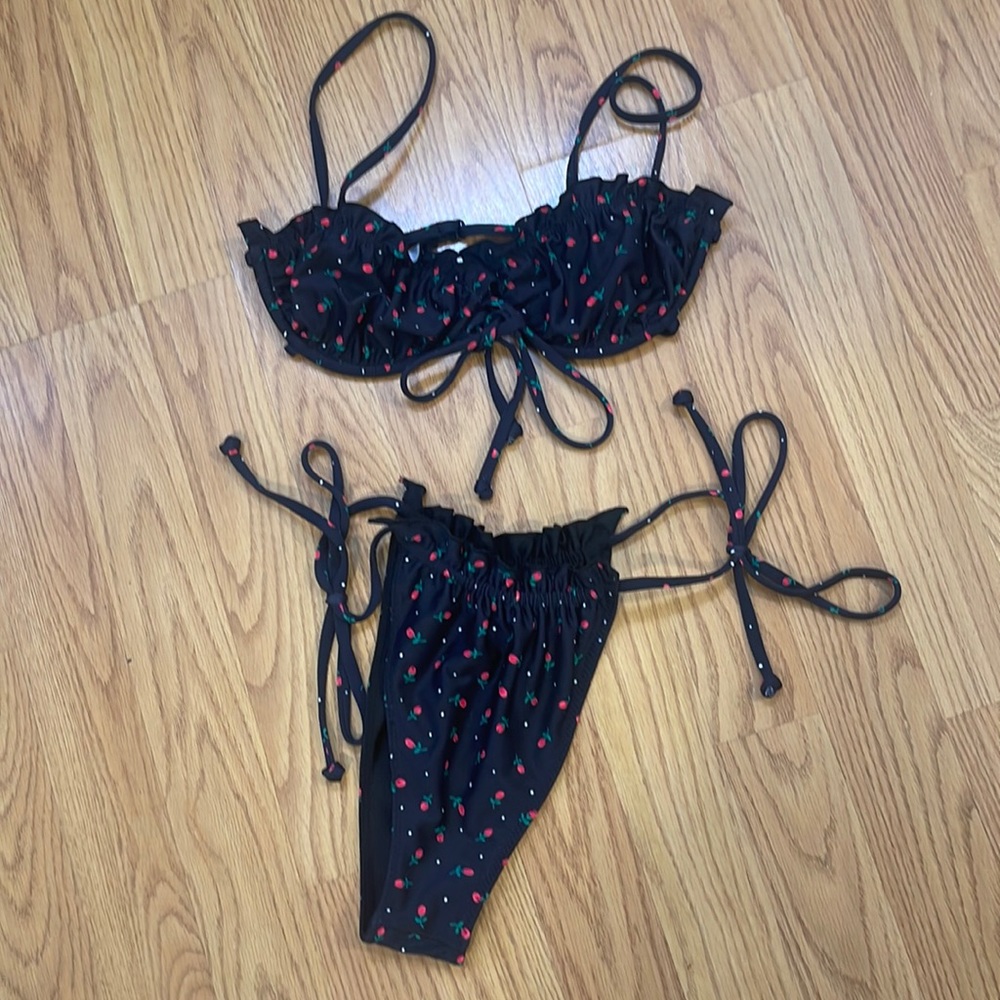 Lolli brand floral 2 piece bikini
